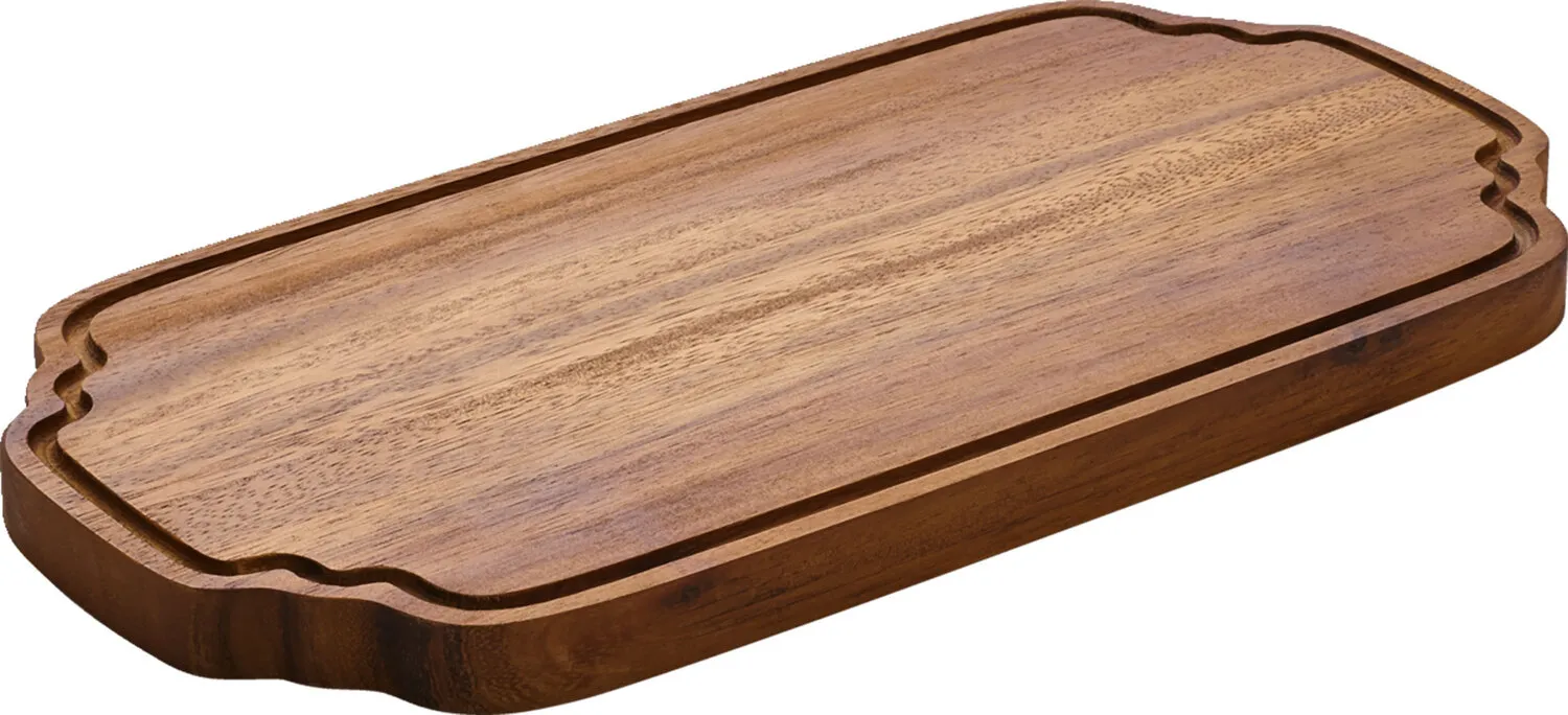 Tabla de degustación rect. con ranuras 36x18cm