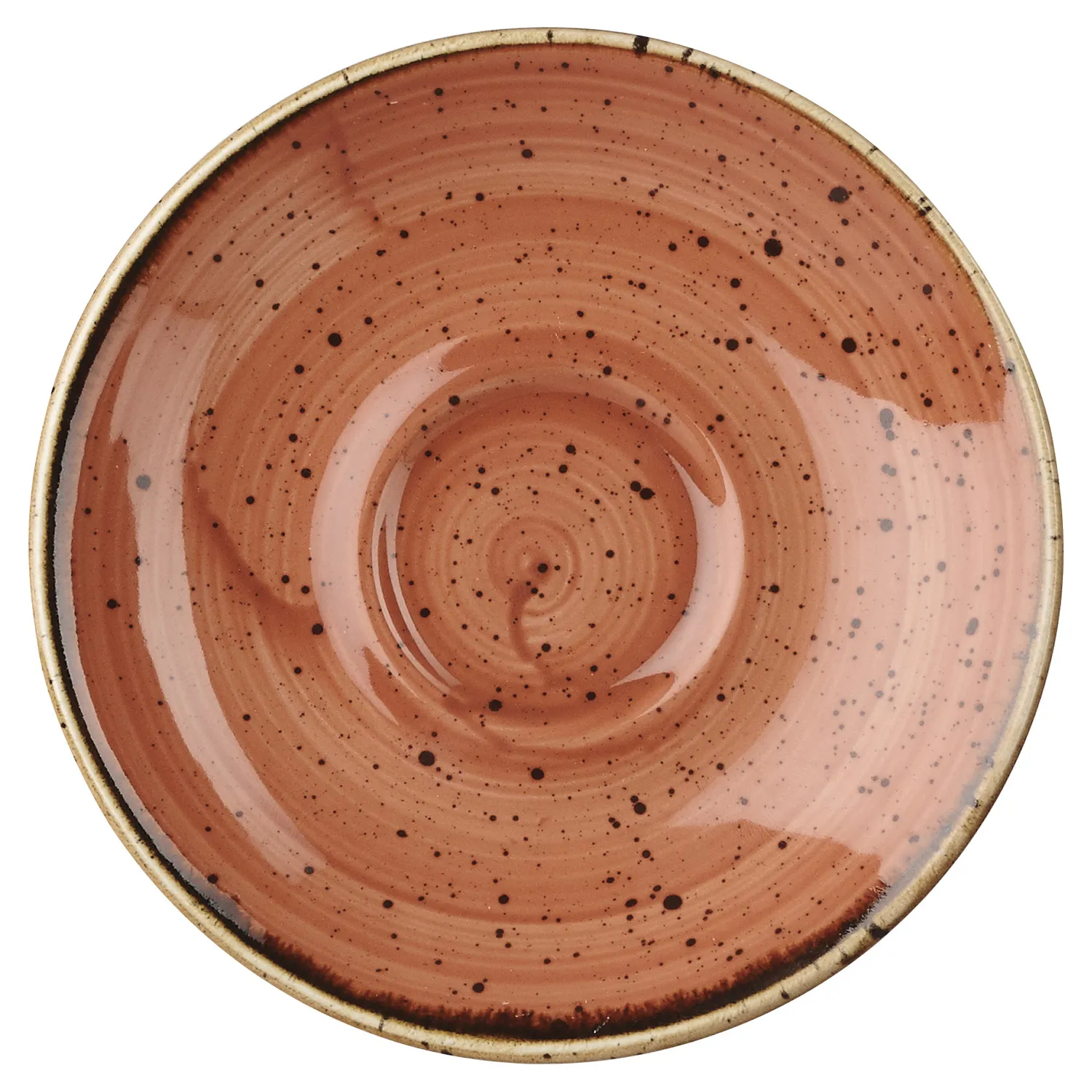 Platillo para taza de moca Stonecast Orange