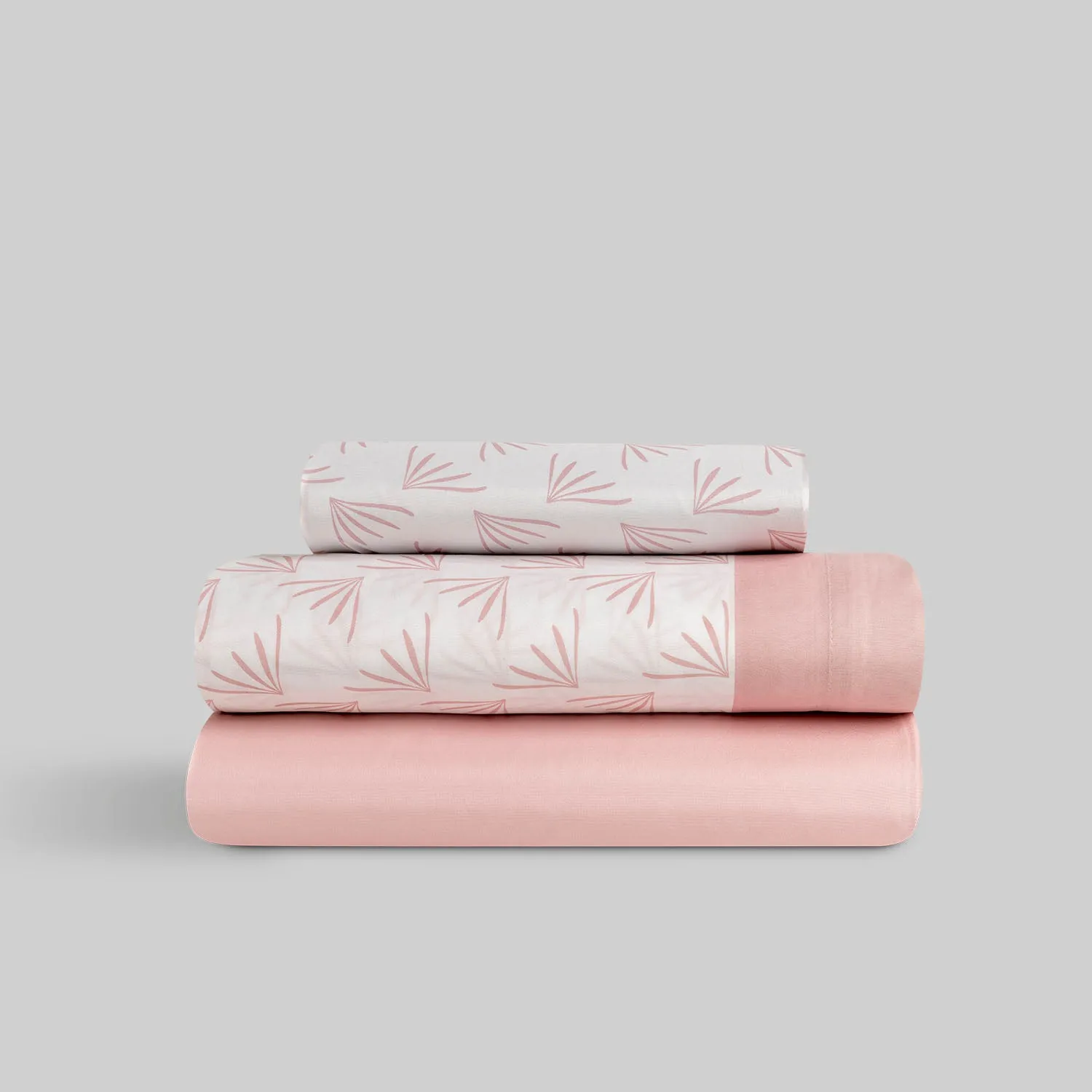 Juego de Sabana Microfibra Ismar Coral