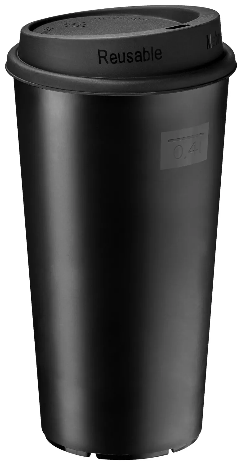 Vaso reutilizable Clair tapa incluida