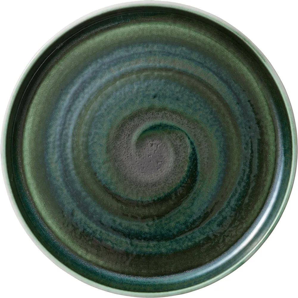 Plato llano Perfect Match Aguacate relieve alto