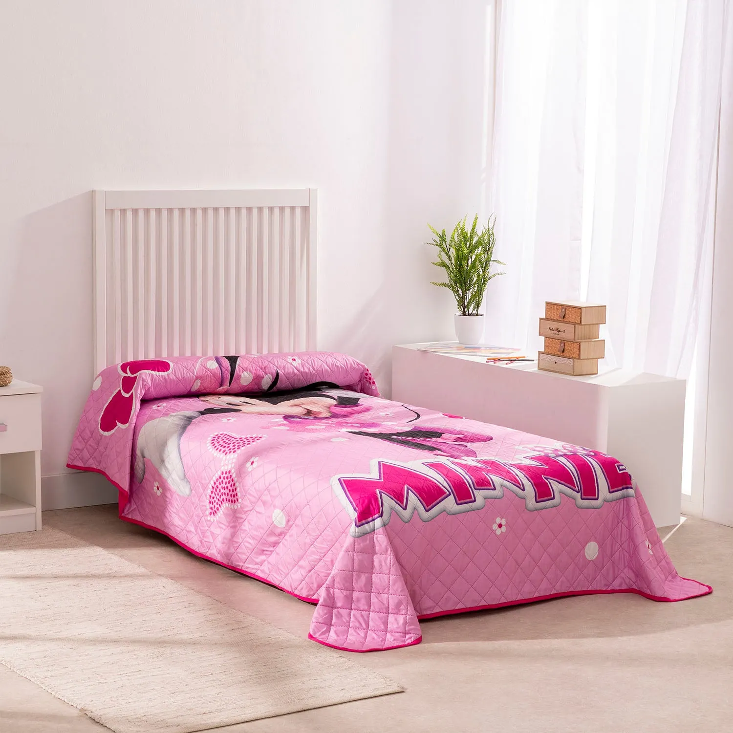 Colcha Bouti Infantil Minnie 90cm