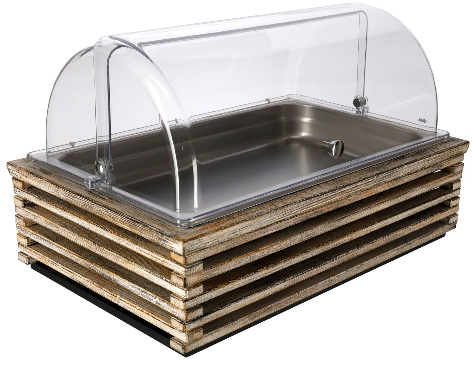 Vitrina refrigerada Natchez 6,5 cm acero inoxidable 1/1