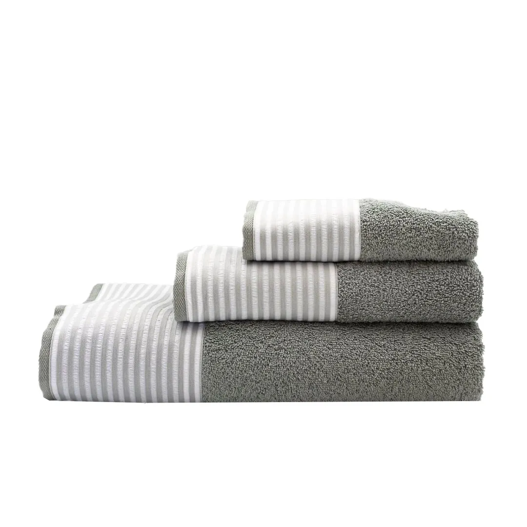 (3 Piezas) Toallas 548 Gris Oscuro
