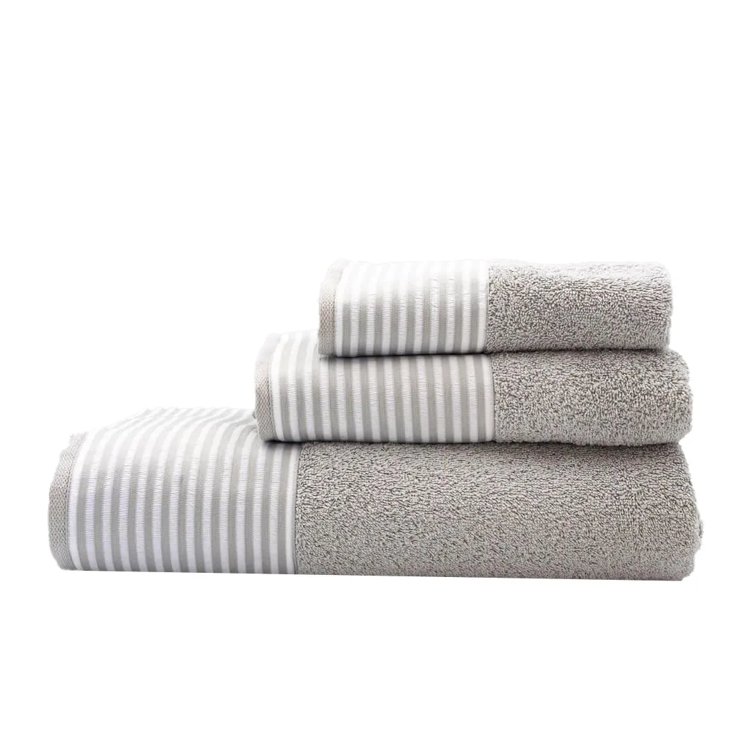 (3 Piezas) Toallas 548 Gris Claro