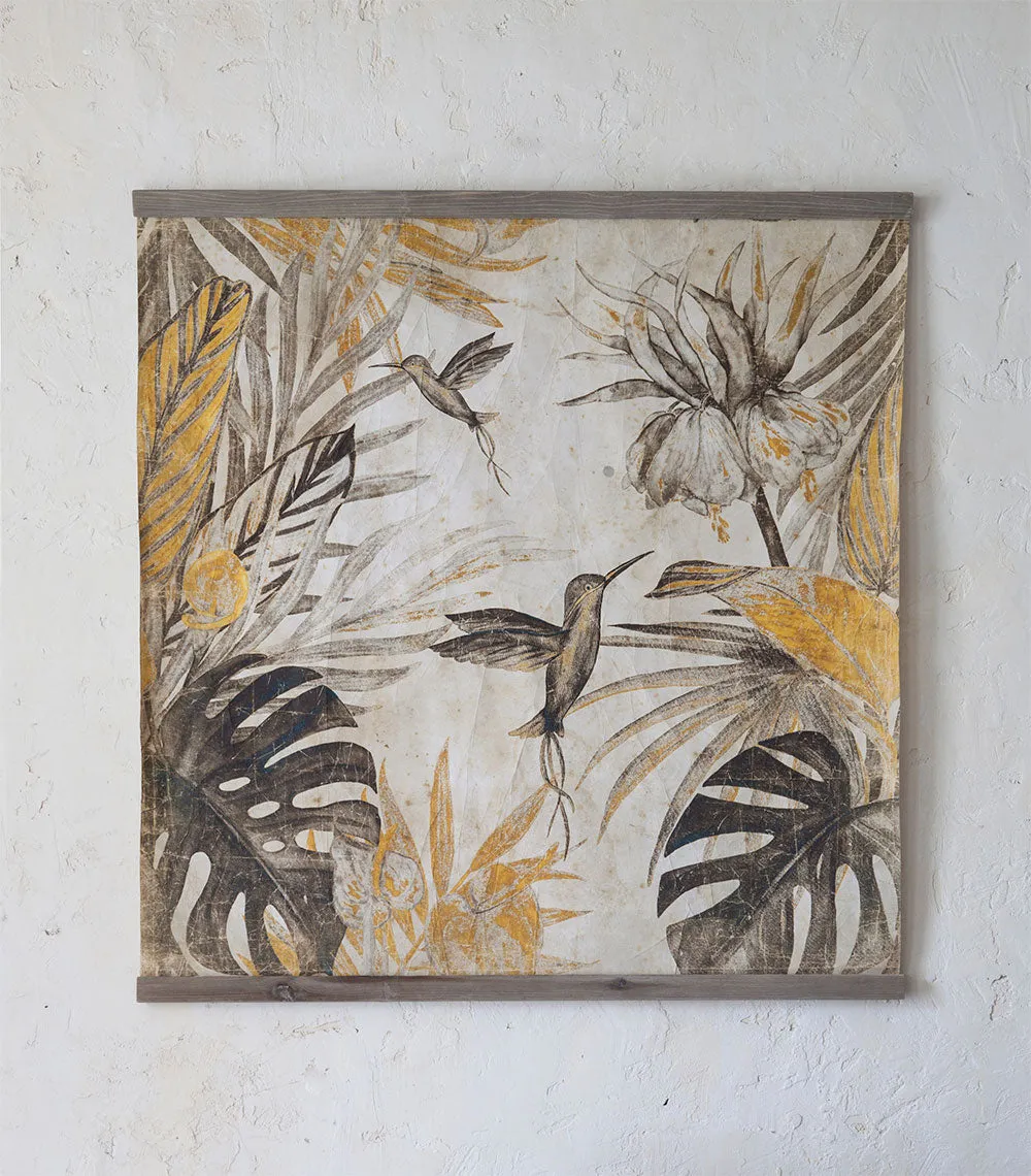 Nectar de colibris (120x120cm)