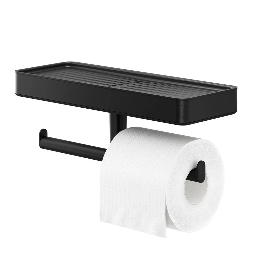 Portarrollos de papel con repisa Carv