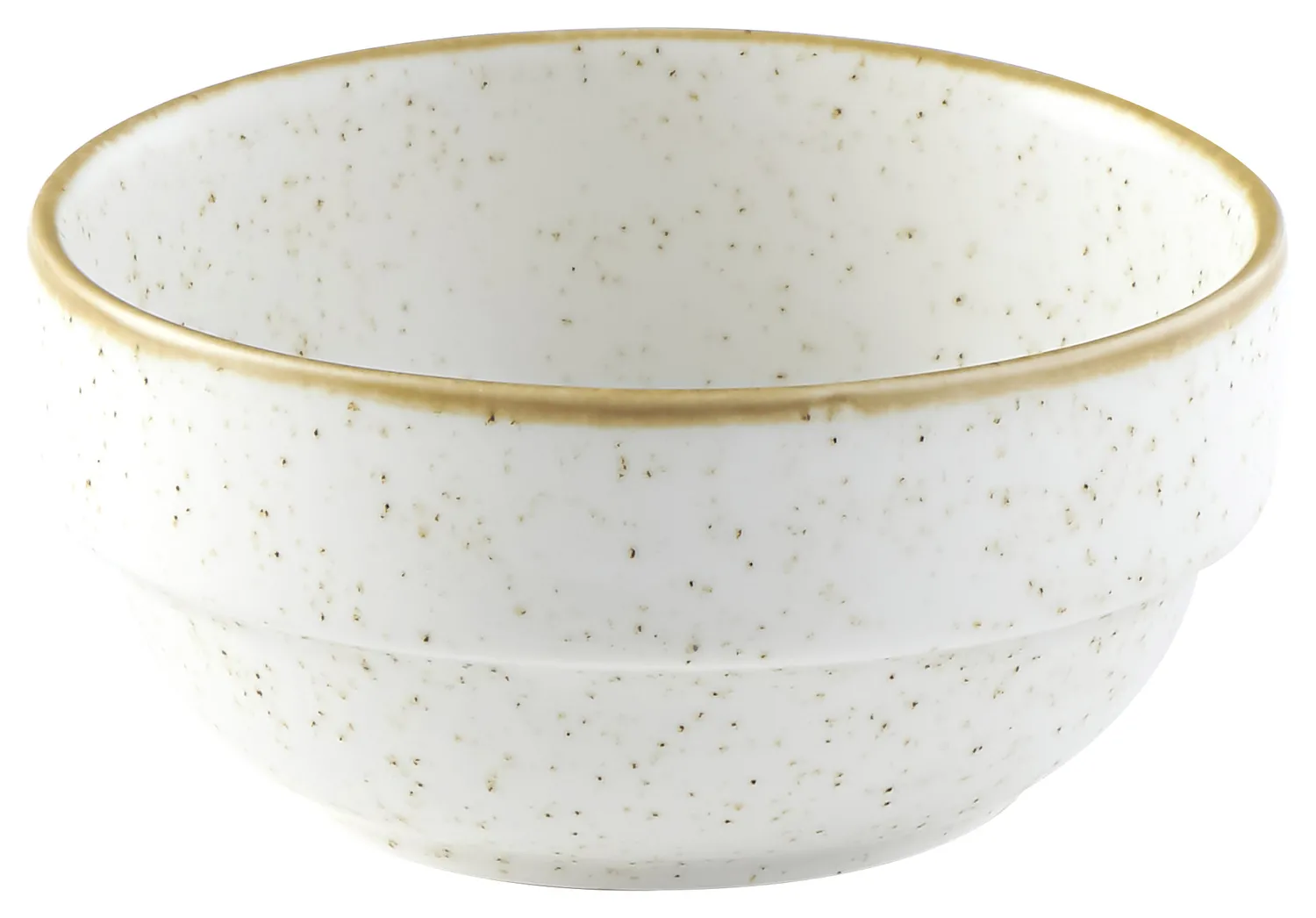 Cuenco Stonecast Barley White Apilable