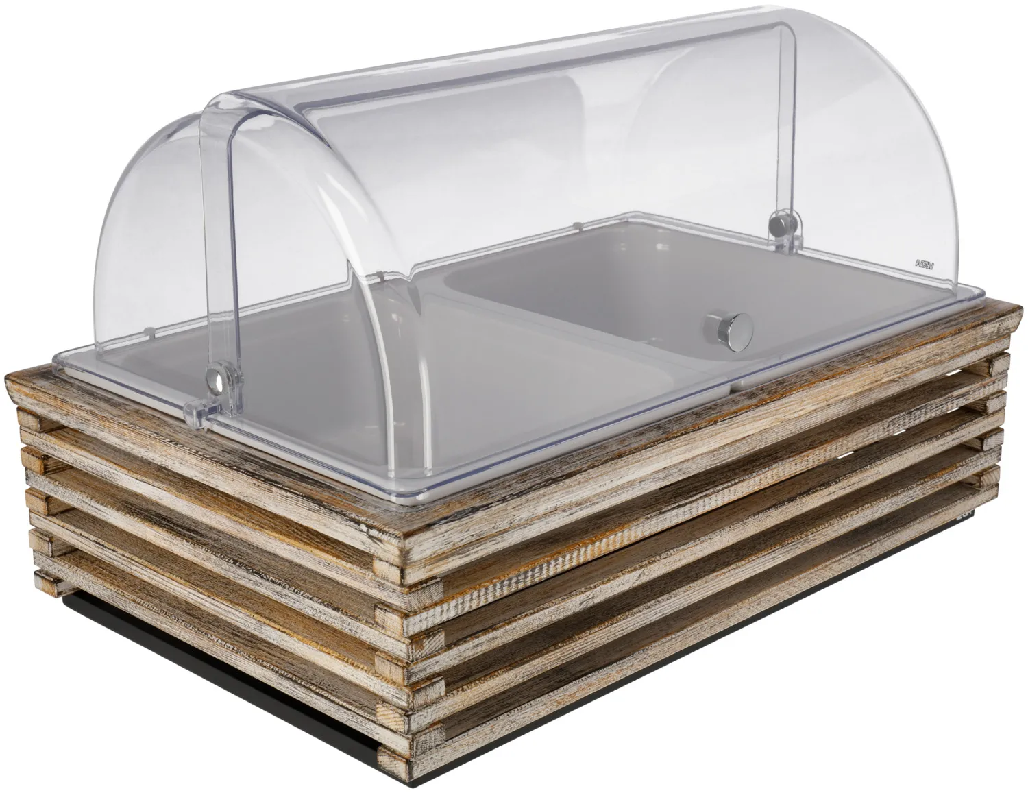 Vitrina refrigerada Natchez 10 cm melamina blanco 2 x 1/2