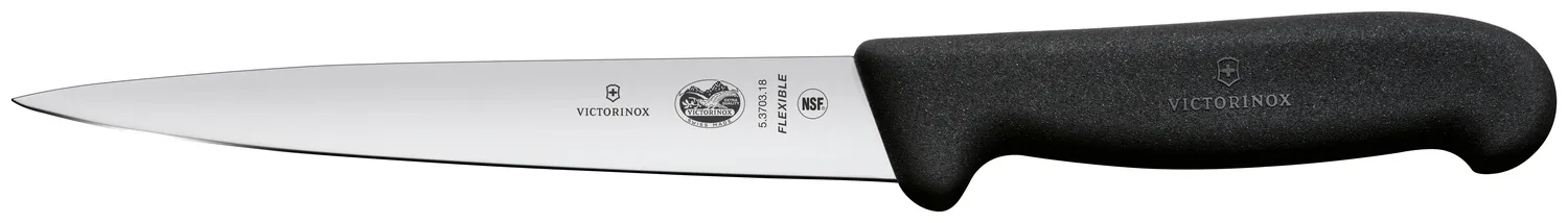 Cuchillo filetear Fibrox recto flex punta media