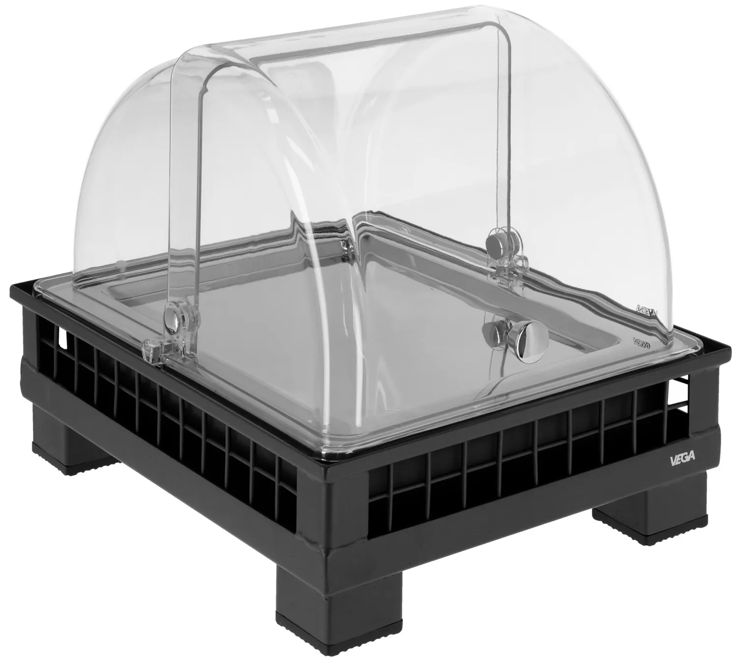 Vitrina refrigerada Portland acero inoxidable 1/2