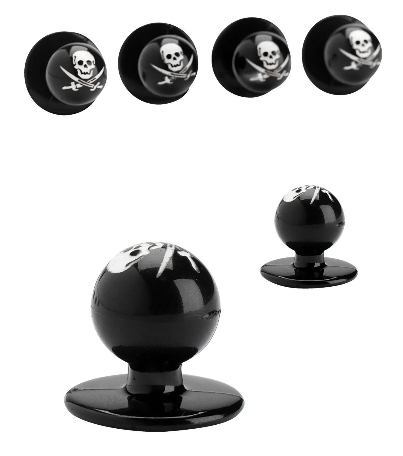 Botones de bola Calavera