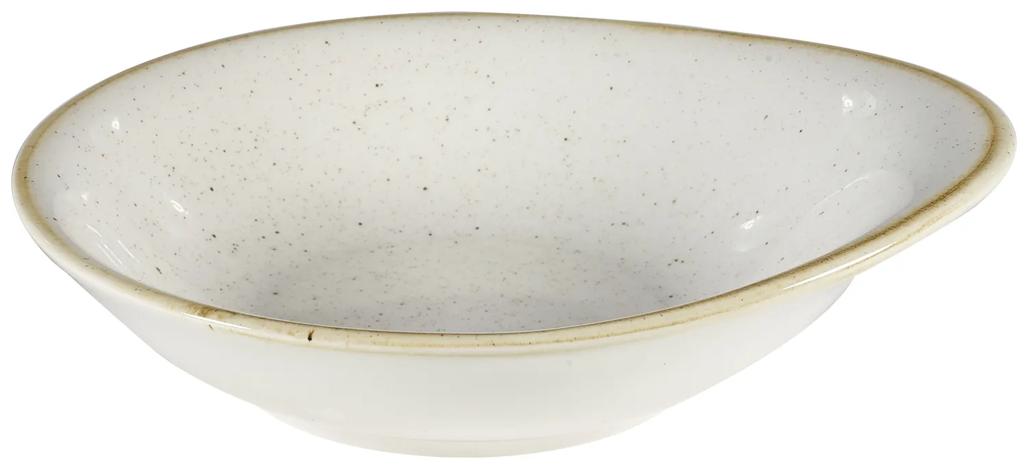 Cuenco profundo Stonecast Barley White Ovalado
