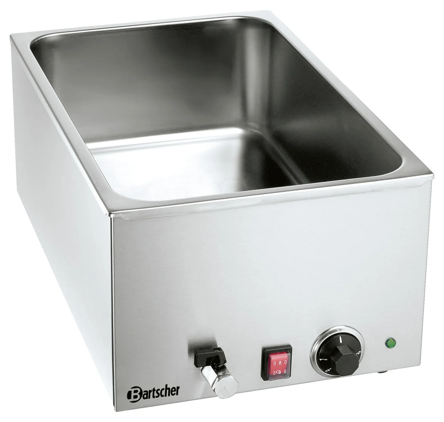 Baño María con grifo de drenaje de agua
