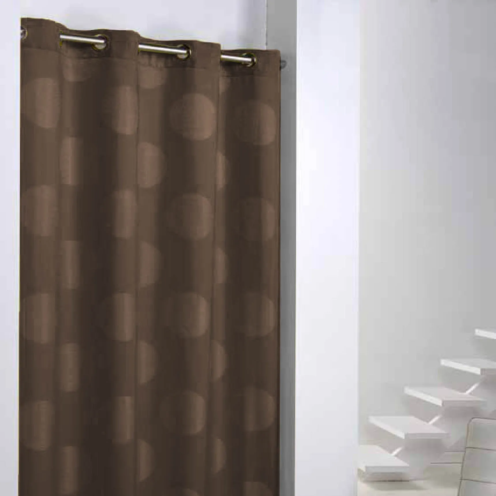 Cortina Eden 140X265 cm Fandy Chocolate