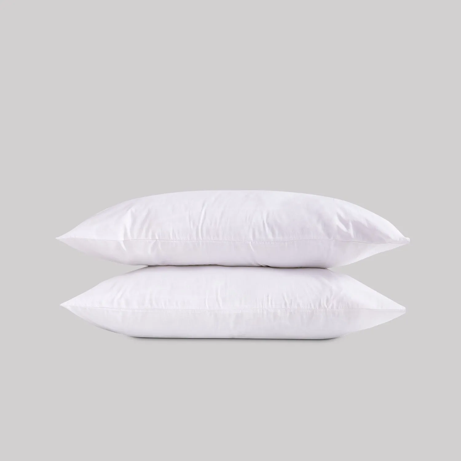 Funda de Almohada Karamelo Liso Blanco