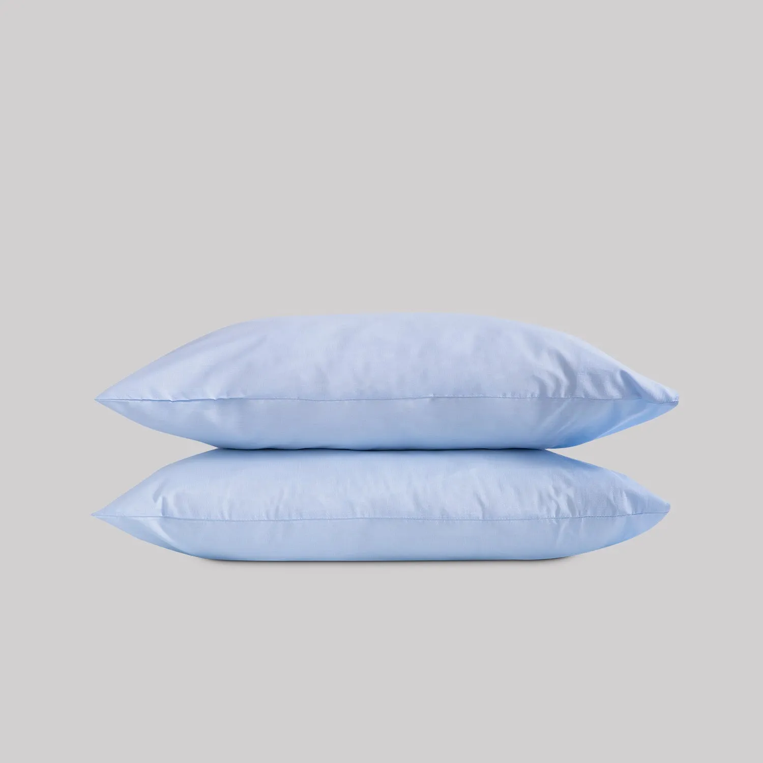 Funda de Almohada Karamelo Liso Celeste
