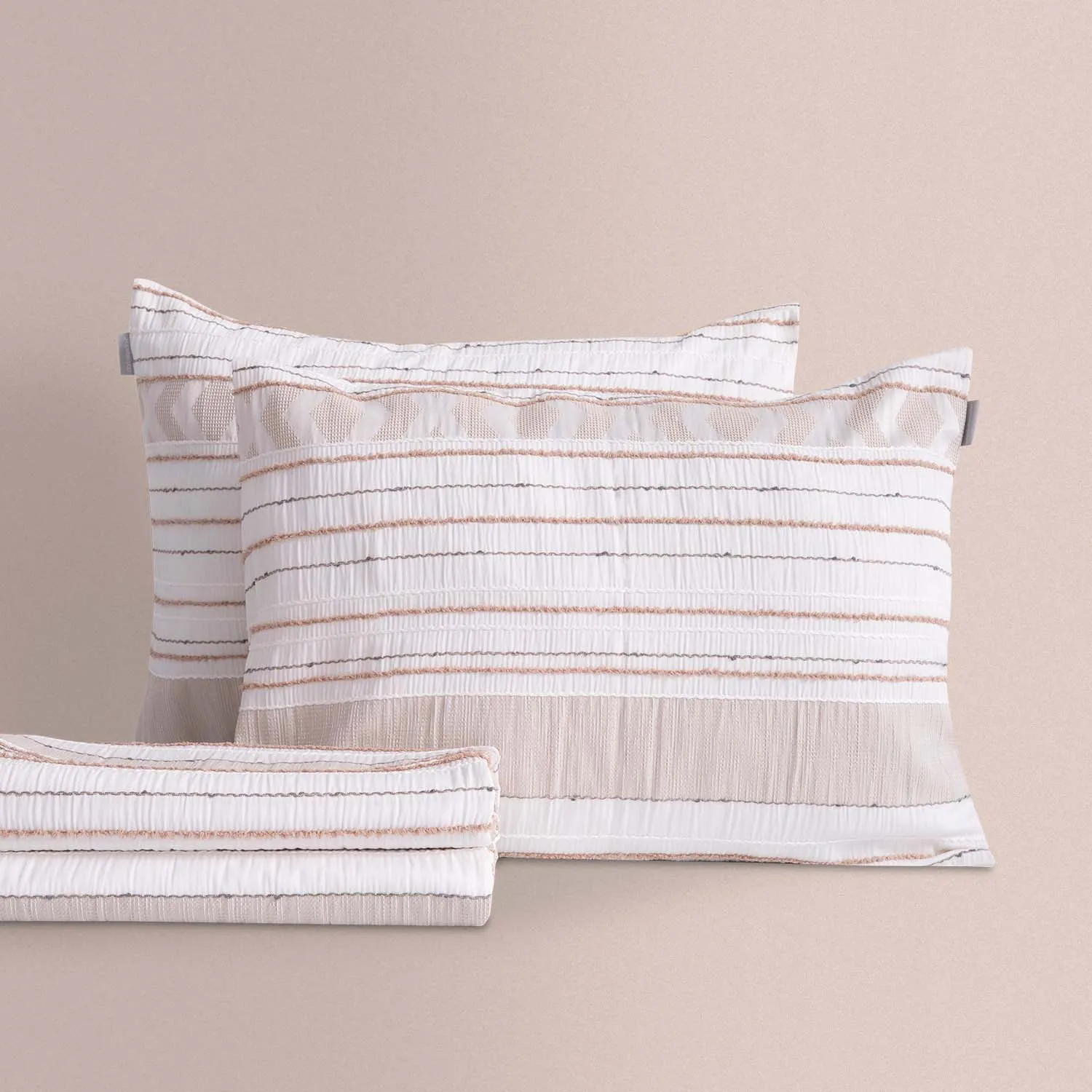 Colcha Don Algodon Jacquard Yaiza Beige
