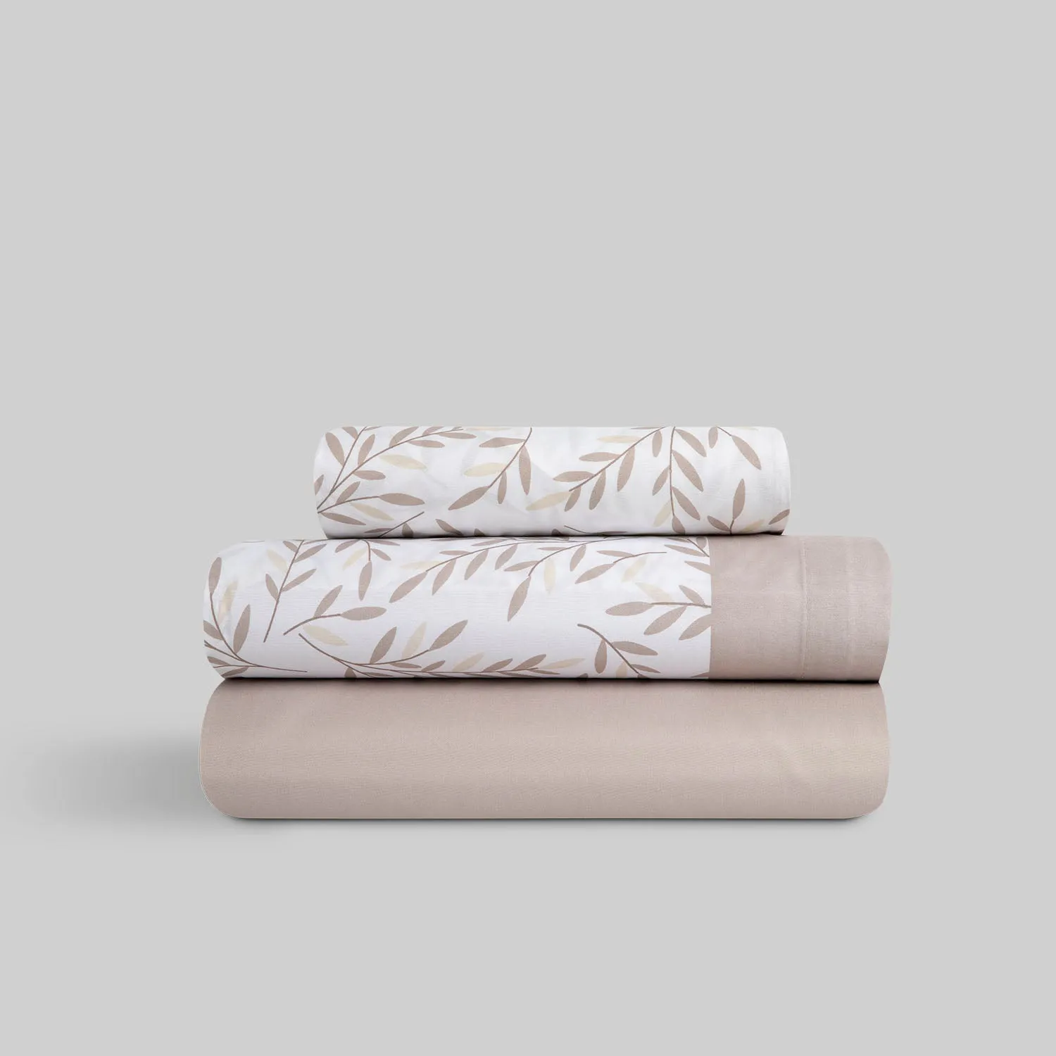 Juego de Sábanas Microfibra Ainara Beige