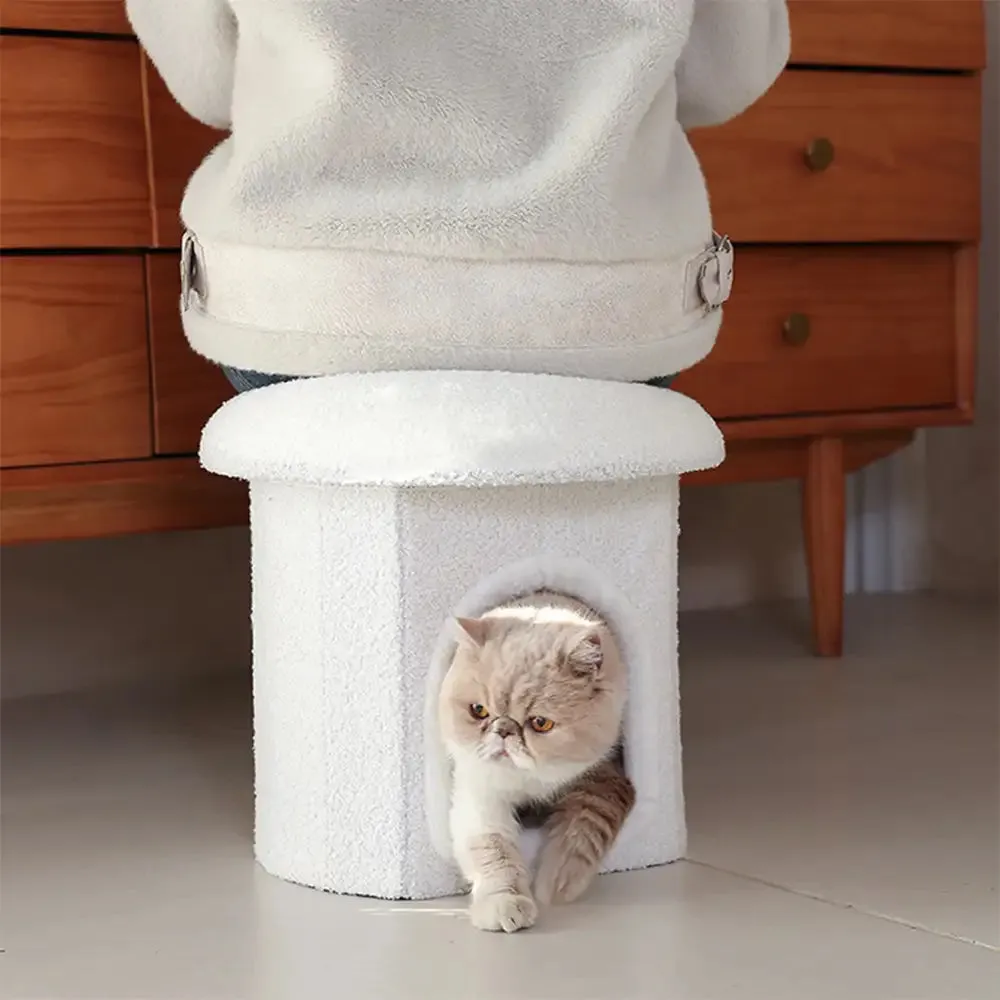 Casa para mascotas tipo otomano portátil