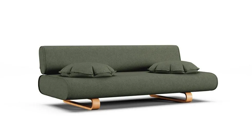 Allerum Sofa Bed Cover - Everyday Weave Basil Green