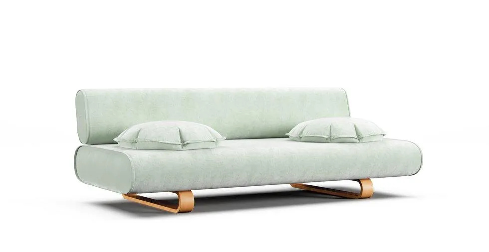 Allerum Sofa Bed Cover - Classic Velvet Mint
