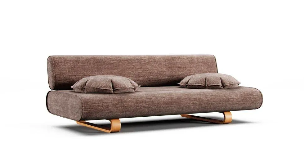 Allerum Sofa Bed Cover - Comfort Chenille Purple Mauve