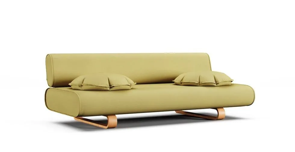 Allerum Sofa Bed Cover - Care+ Tweed Amber
