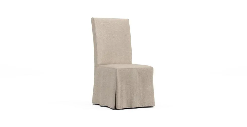 Henriksdal Dining Chair Slipcover - Mod Basketweave Oatmeal