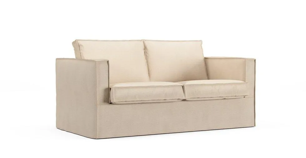 Karlstad 2 Seater Sofa Cover - Mod Chenille Cream