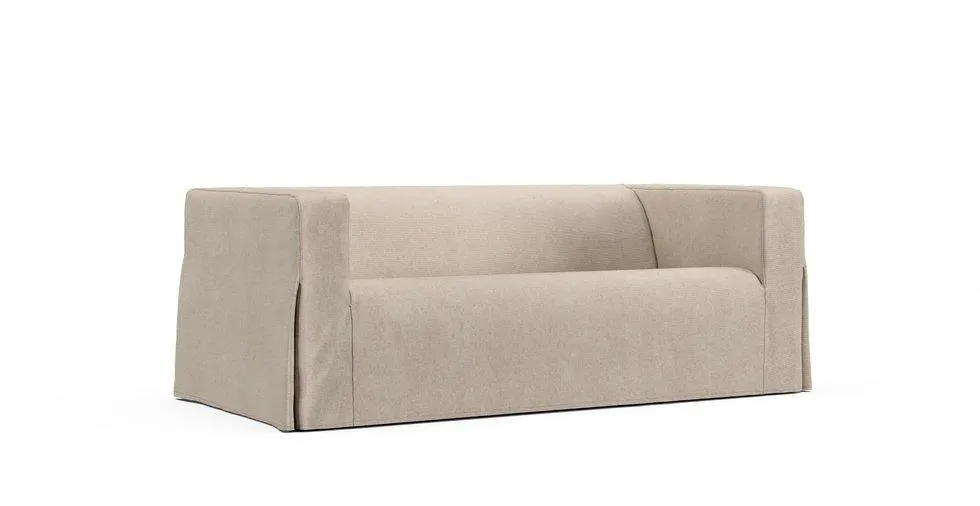 Klippan 2 Seater Sofa Cover - Mod Basketweave Oatmeal