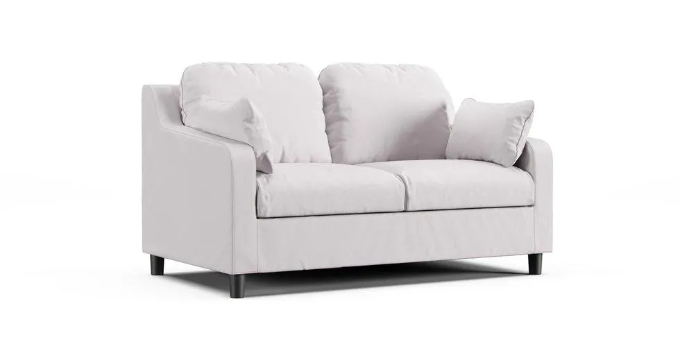 Vinliden 2 Seat Sofa Cover - Everyday Cotton Pebble