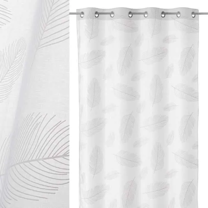 Cortina de baño 180x200cm MODELO CRYSTAL FEATHERS