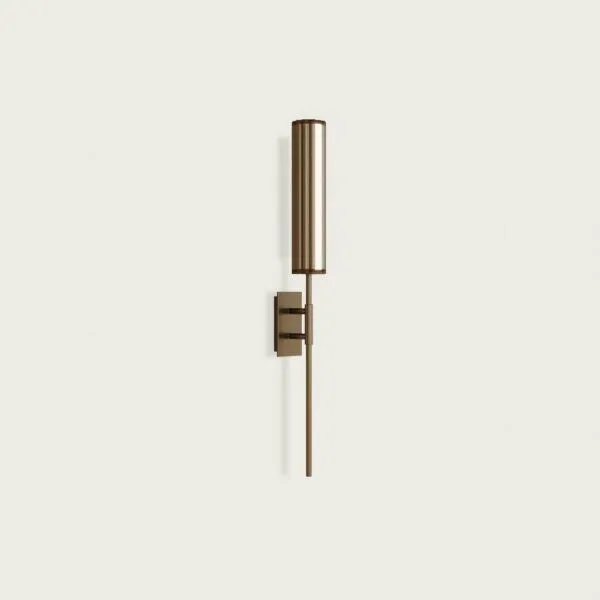 Aplique de pared de aluminio y madera de nogal – moderno – NIRO