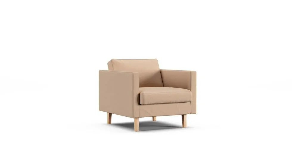 1 Seater Sofa Cover 2005 - Everyday Cotton Khaki
