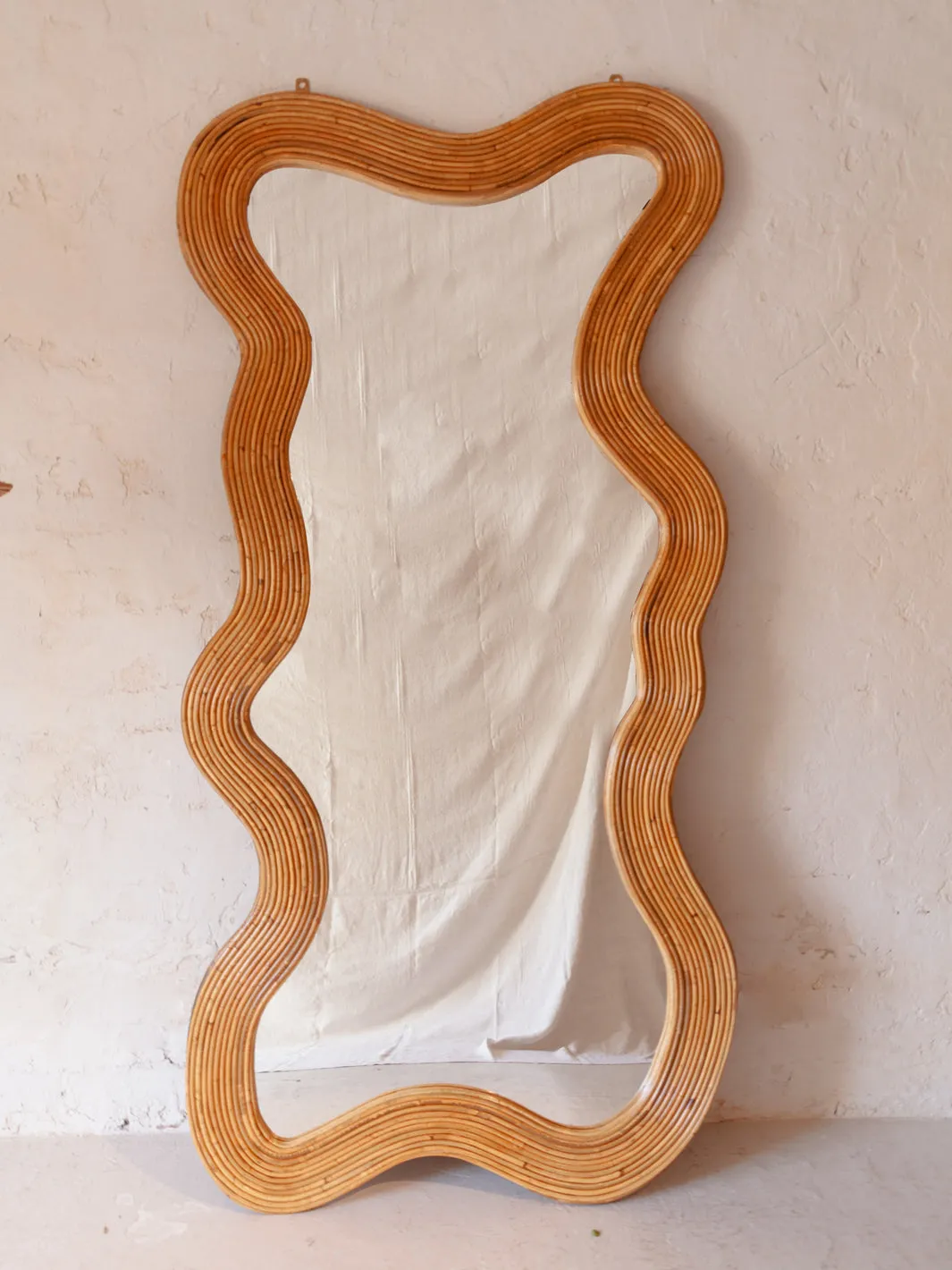 Espejo italiano bambú grande 220x110cm