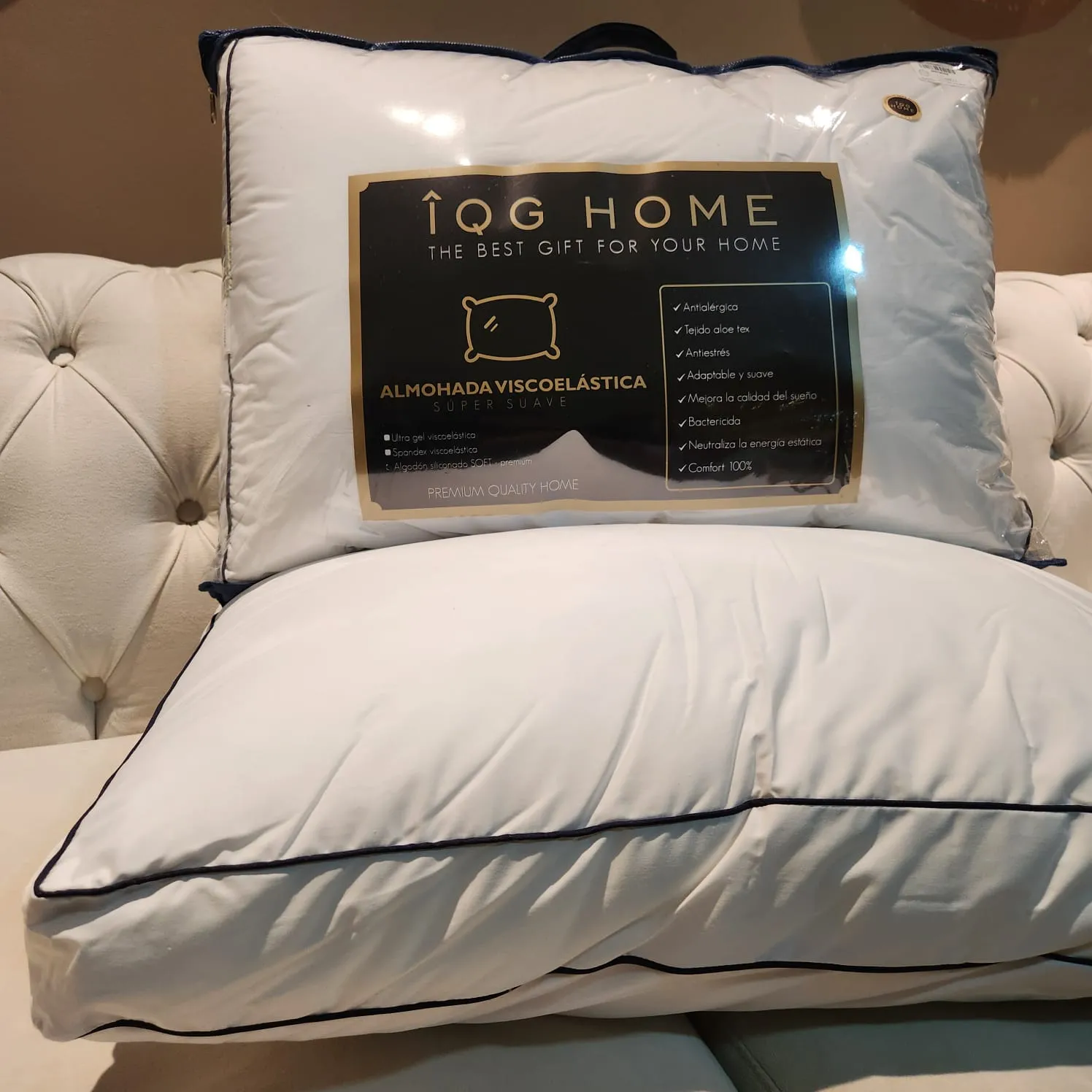 Almohada Luxury 250 H Algodon Sensacion Pluma