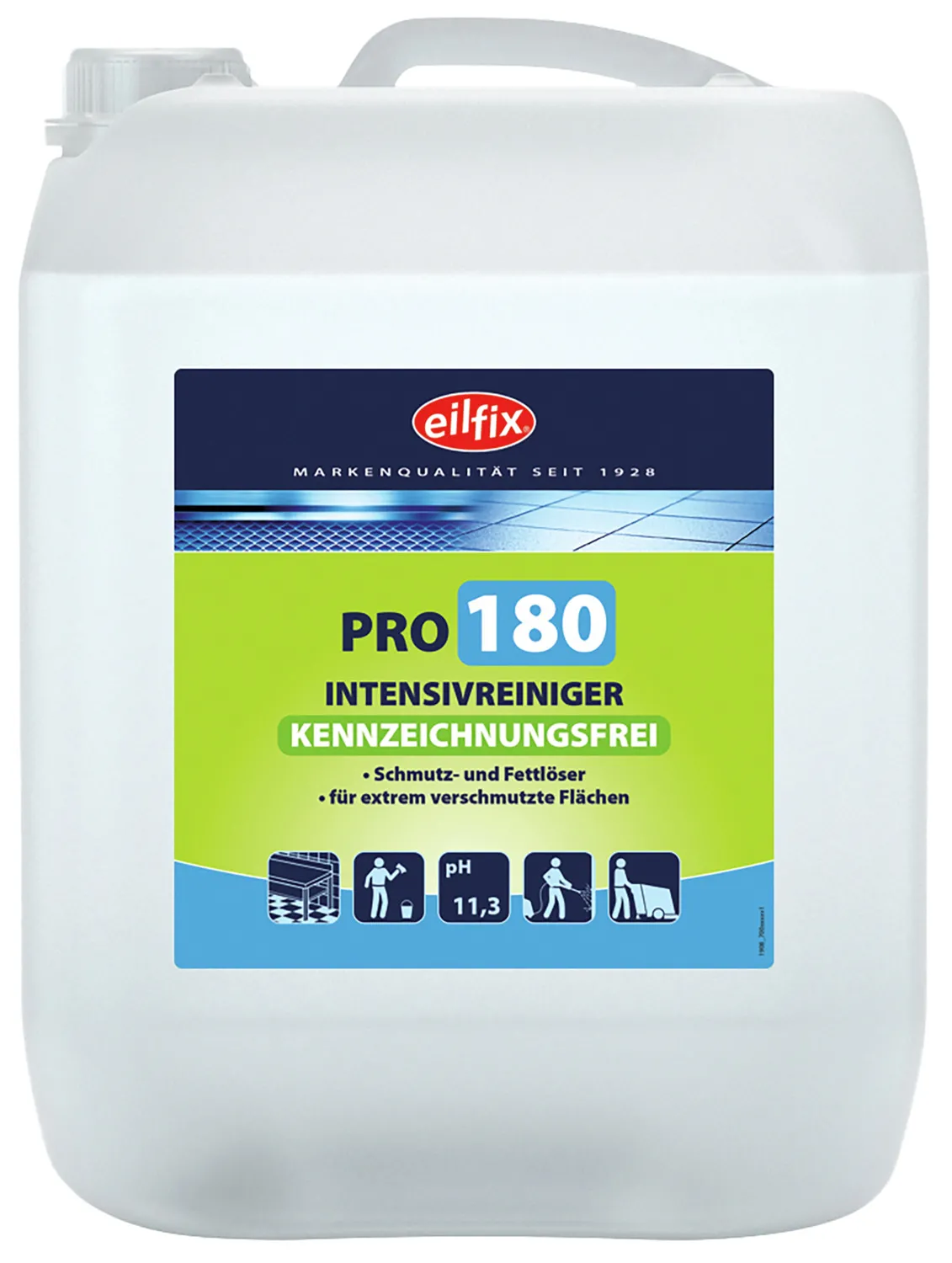 Eilfix PRO 180 INTENSIVE CLEANER GREEN quita suciedad y grasa