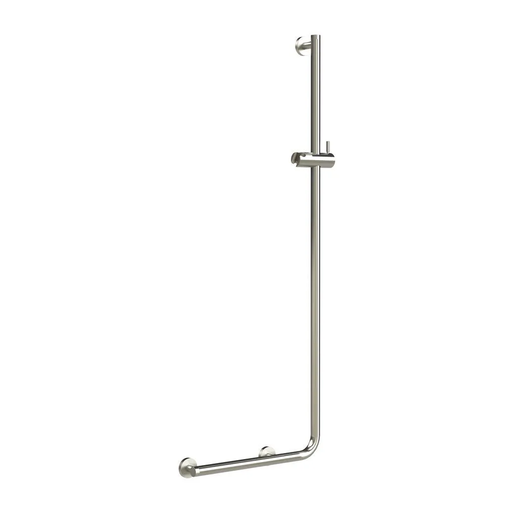 Barra baño/ducha Boston Comfort & Safety acero inox. cepillado -derecha
