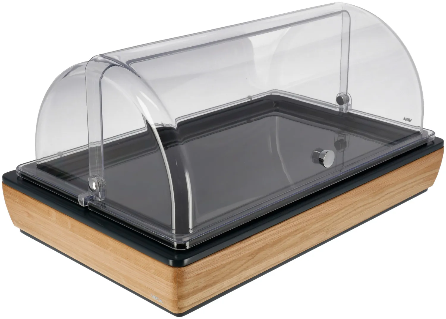 Vitrina refrigerada Montana roble melamina negro 1/1