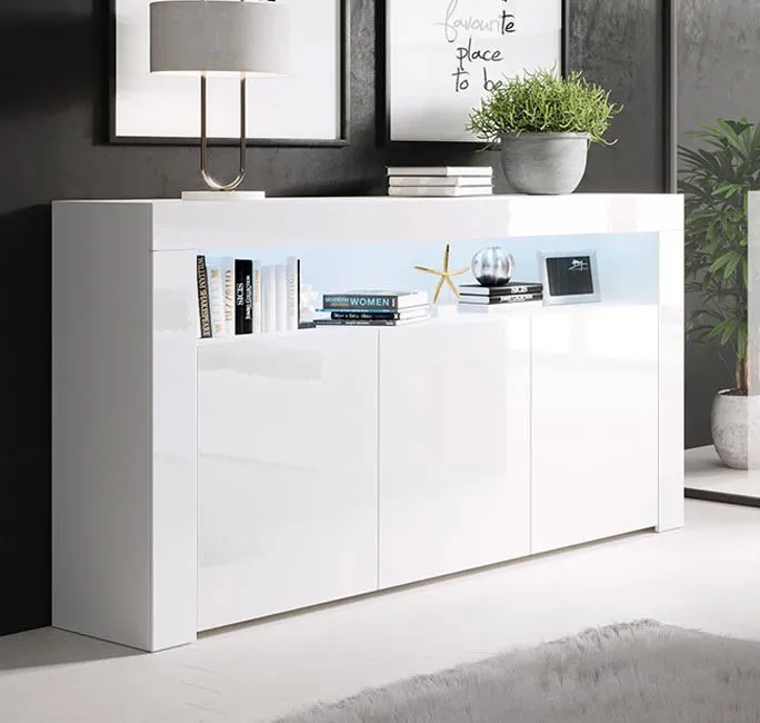 Aparador modelo Aker color blanco ⟦ʀᴇᴀᴄᴏɴᴅɪᴄɪᴏɴᴀᴅᴏ⟧