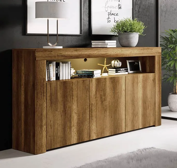 Aparador modelo Aker color roble barok mate