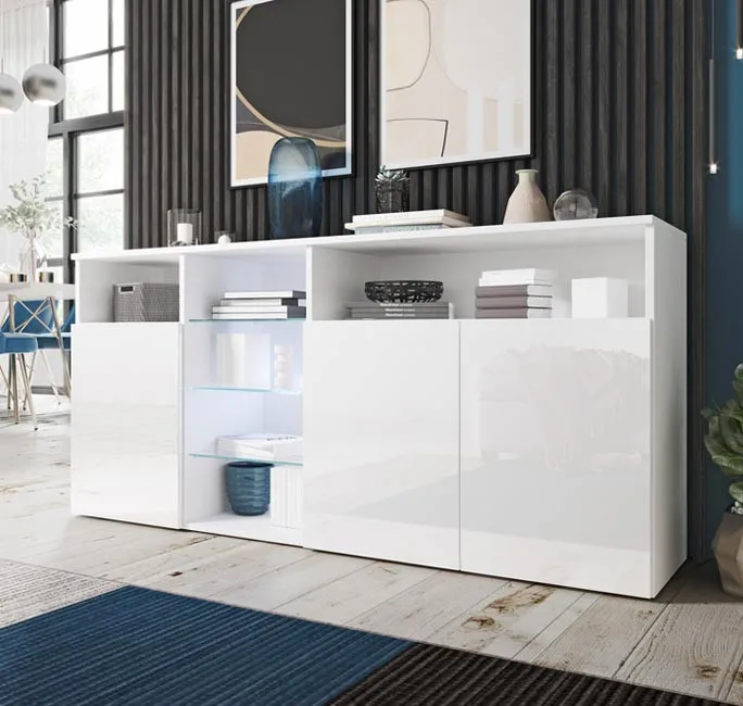 Aparador modelo Clark color blanco ⟦ʀᴇᴀᴄᴏɴᴅɪᴄɪᴏɴᴀᴅᴏ⟧