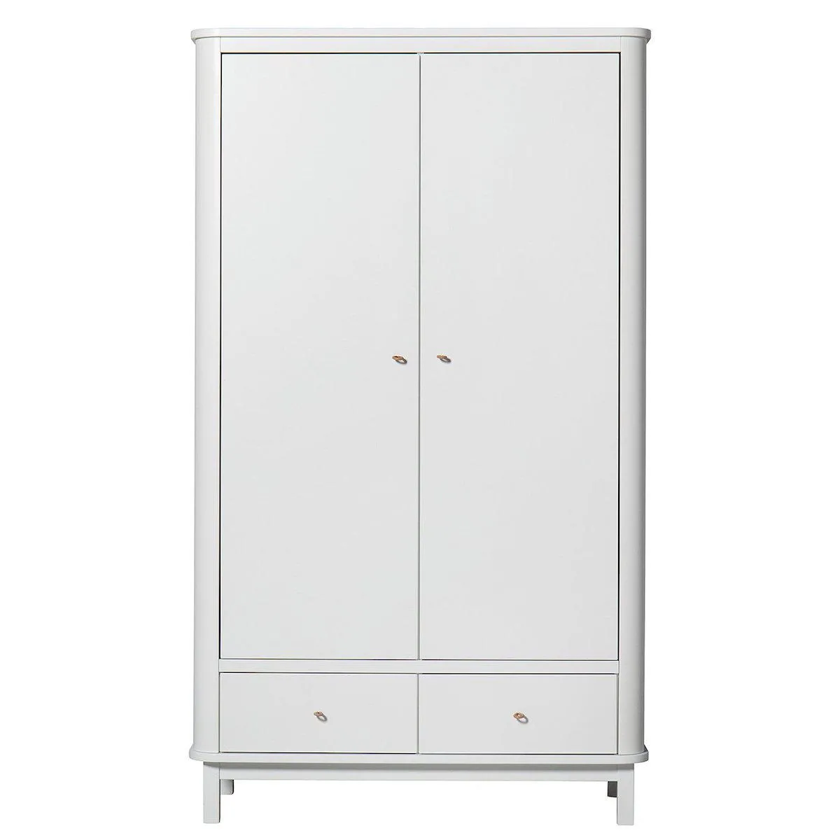 Armario 2 puertas WOOD Oliver Furniture blanco