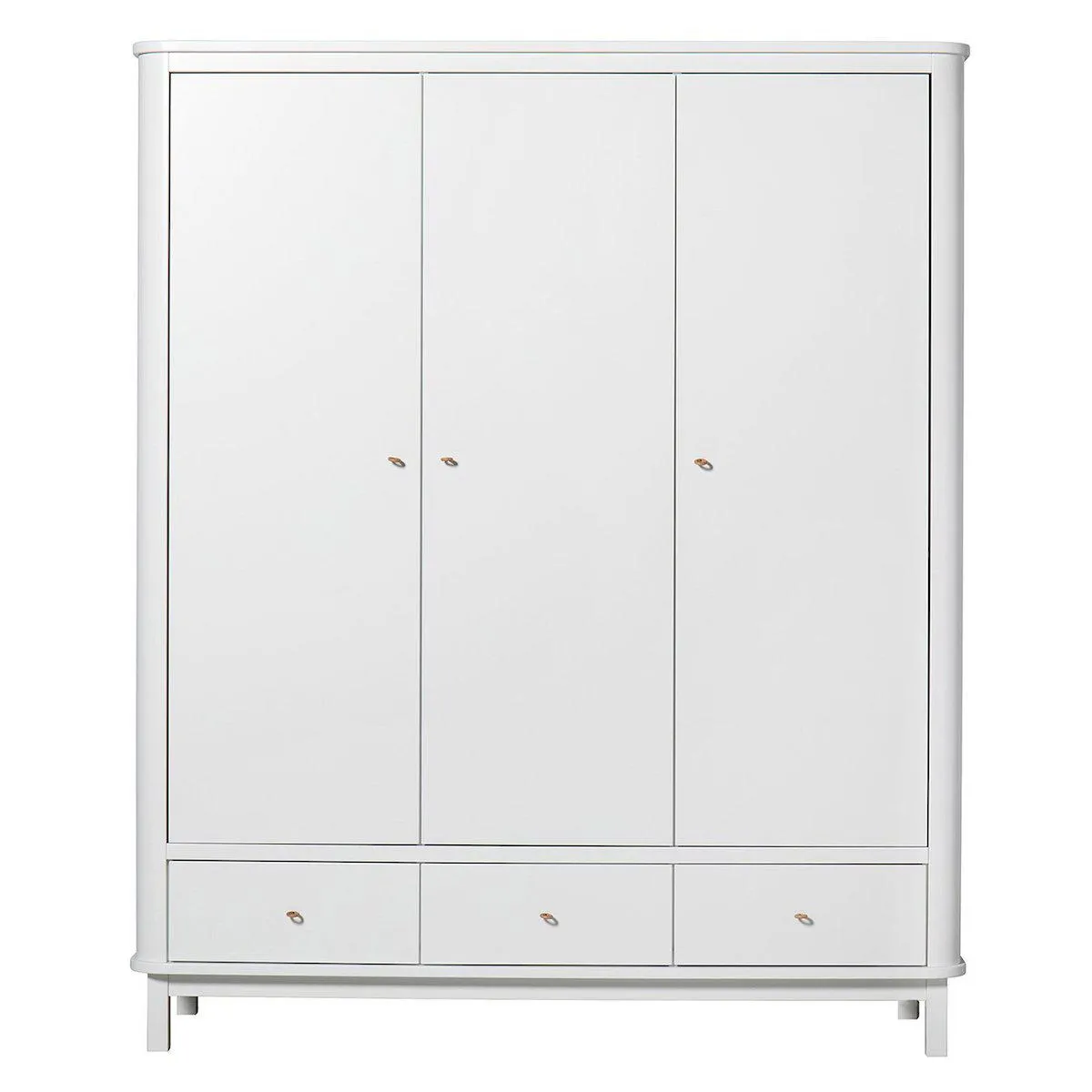 Armario 3 puertas WOOD Oliver Furniture blanco