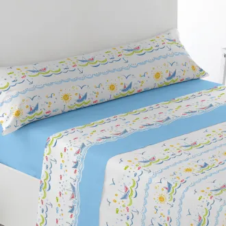 Juego de Sábanas Microfibra Infantil Cama de 90 y 105. Suave y Ligera