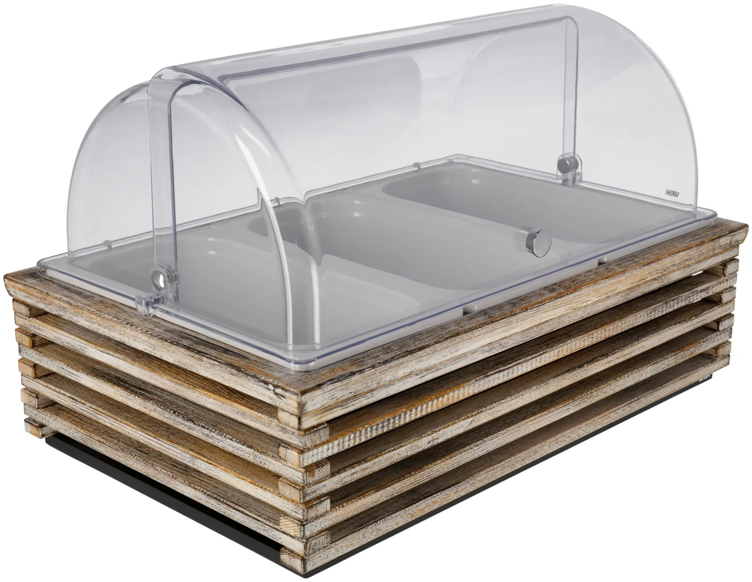Vitrina refrigerada Natchez 10 cm melamina blanco 3 x 1/3