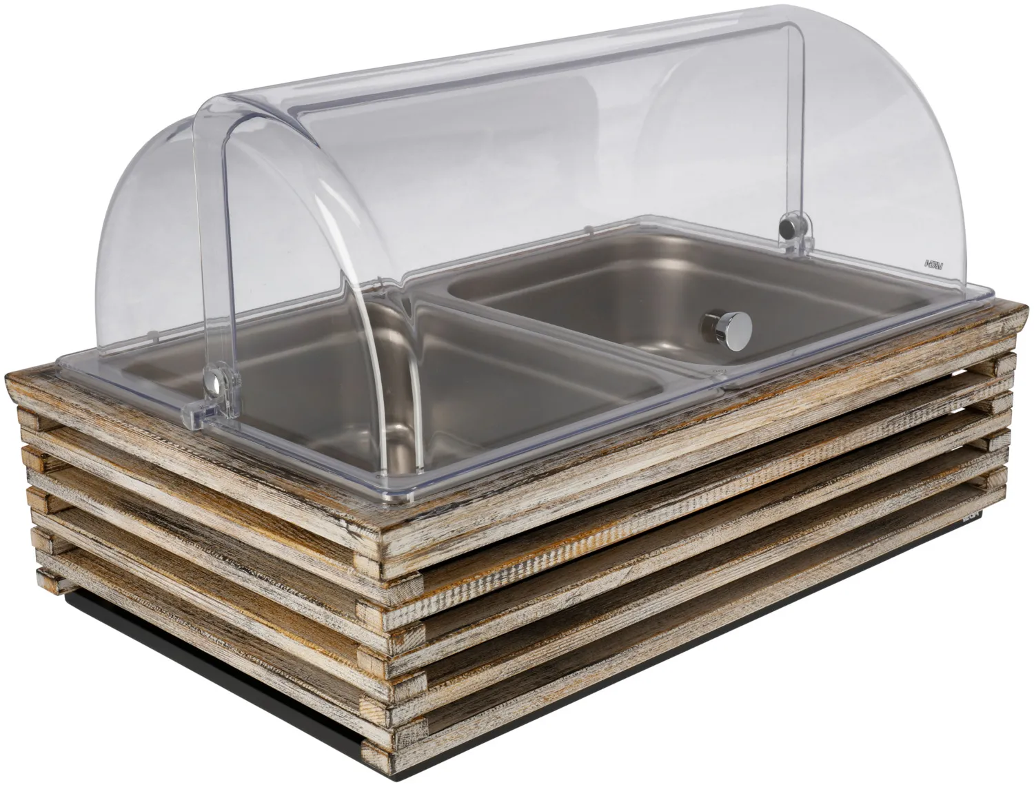 Vitrina refrigerada Natchez 10 cm aceroinoxidable 2 x 1/2