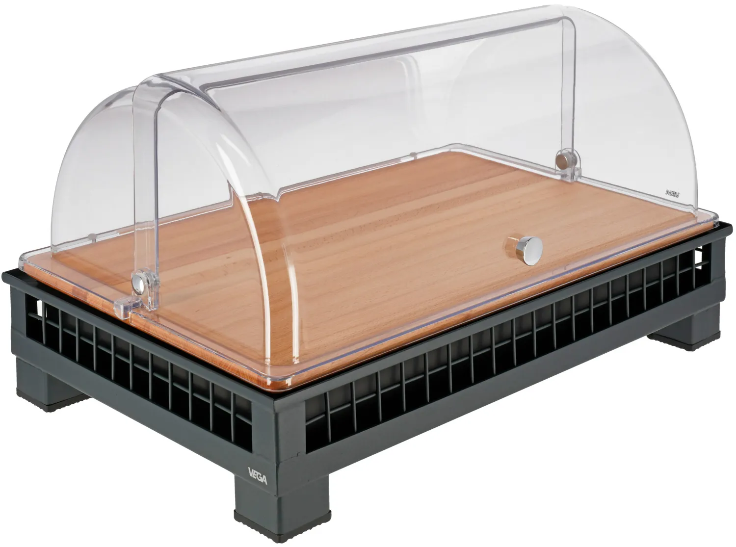 Vitrina refrigeradora Portland madera 1/1