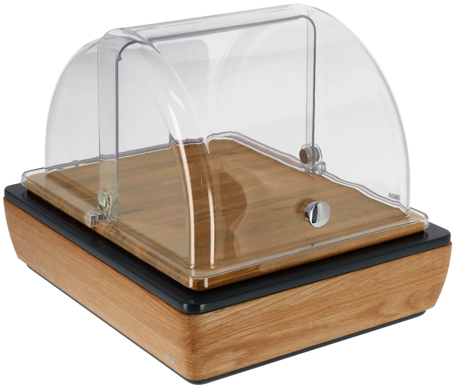 Vitrina refrigeradora Montana roble madera 1/2